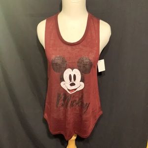 Mickey Mouse Wine Color Tank Top (NWT)